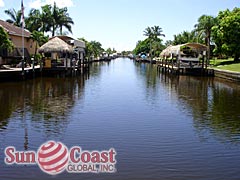 View Down the Canal From Searay